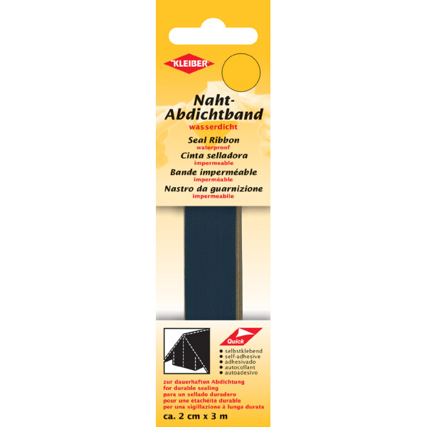 KLEIBER Naht-Abdicht-Band, 20 mm x 3 m, grau