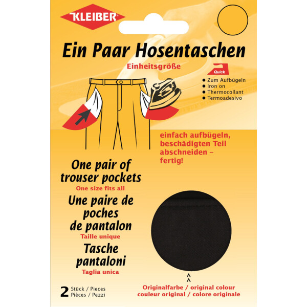 KLEIBER Quick-Ein-Paar-Hosentasche, weiß