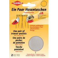 KLEIBER Quick-Ein-Paar-Hosentasche, weiß