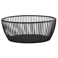 APS Brot- und Obstkorb SVART, oval, 200 x 150 mm, schwarz