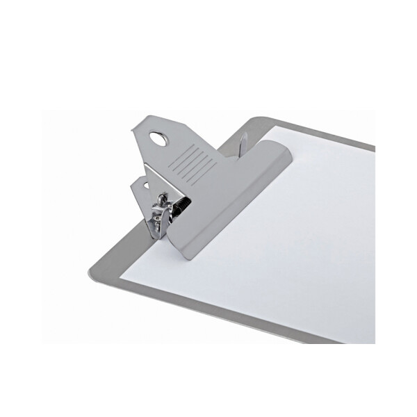 MAUL Klemmbrett MAULsteel, Edelstahl, DIN A4, silber
