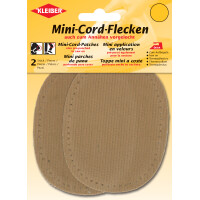 KLEIBER Mini-Cord-Flecken, 110 x 85 mm, beige
