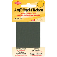 KLEIBER Zephir-Aufbügel-Flicken, 300 x 60 mm, schilf