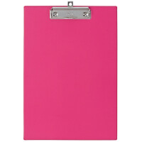 MAUL Klemmbrett, DIN A4, mit Folienüberzug, pink