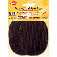 KLEIBER Mini-Cord-Flecken, 110 x 85 mm, blau
