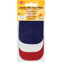 KLEIBER Jeans-Flecken Mini, Sortierung 3, 90 x 70 mm, farbig