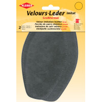 KLEIBER Velour-Leder-Imitat, 95 x 185 mm, taupe