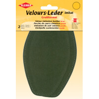 KLEIBER Velour-Leder-Imitat, 95 x 185 mm, taupe