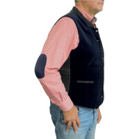 KLEIBER Velour-Leder-Imitat, 95 x 185 mm, mittelgrau