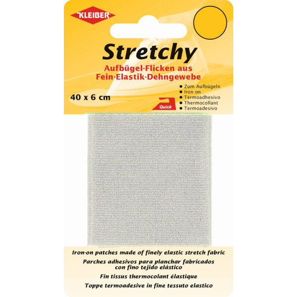 KLEIBER Stretchy-Bügel-Flicken, 400 x 60 mm, rot