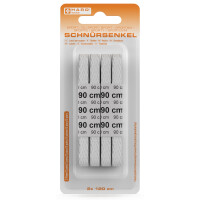 HARO Sport-Schnürsenkel, flach, 900 mm, schwarz