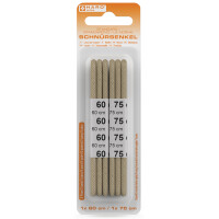 HARO Standard-Schnürsenkel, rund, 600 750 mm, hellbraun