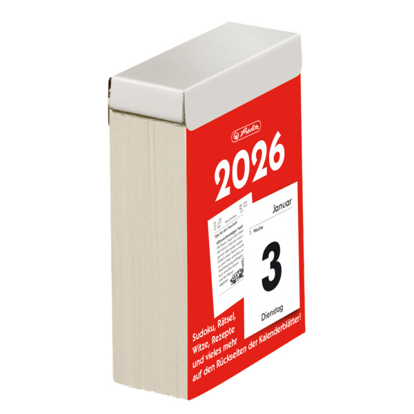 herlitz Tages-Abrei&szlig;kalender Nr.3, 2027