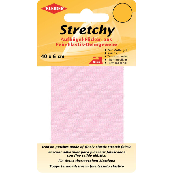 KLEIBER Stretchy-Bügel-Flicken, 400 x 60 mm, schwarz