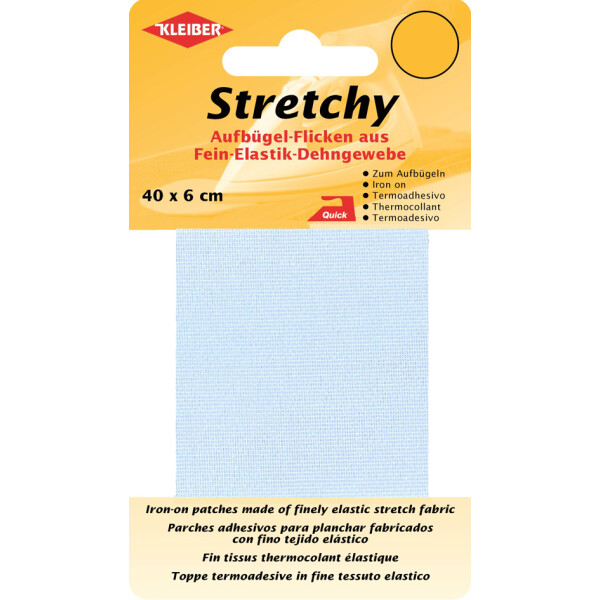 KLEIBER Stretchy-Bügel-Flicken, 400 x 60 mm, schwarz