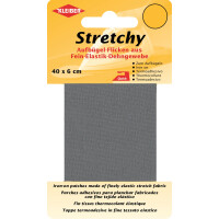 KLEIBER Stretchy-Bügel-Flicken, 400 x 60 mm, schwarz