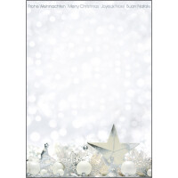 sigel Weihnachts-Motiv-Papier "Snow Star", A4, 90 g qm