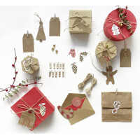 folia Weihnachts-Verpackungs-Set CLASSIC, 44-teilig