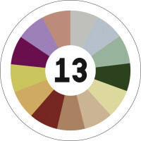 folia Stickgarn "Metallic", 26 Docken à...