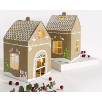 folia Kraftkarton-Häuschen, 110 x 110 x 190 mm