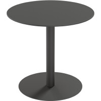 PAPERFLOW Gartentisch CROSS, (B)600 x (T)600 mm, schwarz