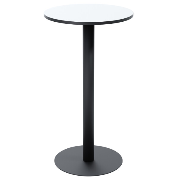 PAPERFLOW Stehtisch Mezzo, Durchmesser: 600 mm, weiß