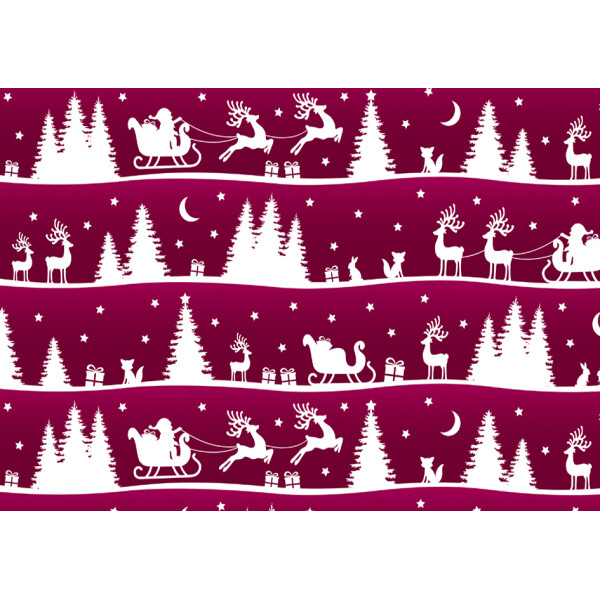 SUSY CARD Weihnachts-Geschenkpapier "Ho Ho Ho"