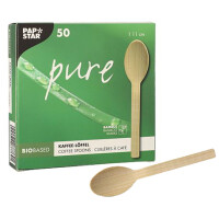 PAPSTAR Kaffeelöffel "pure", Länge:...