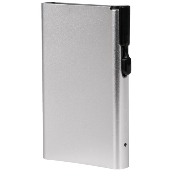CLICKSAFE Kartenetui mit Clickbutton & RFID Schutz, schwarz