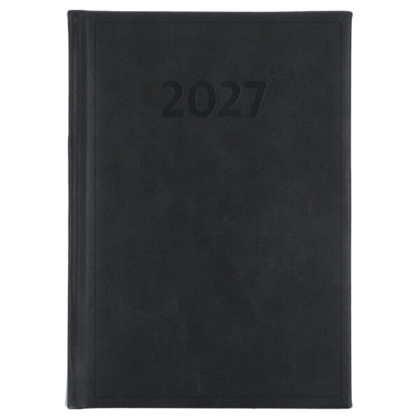 herlitz Buchkalender Cheftimer 2027, A5, schwarz
