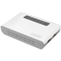 DIGITUS 2-Port USB 2.0 Wireless Multifunction Network Server