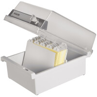 HAN Karteikasten für 800 Karten, A6 quer, lichtgrau