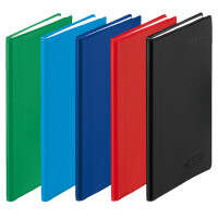 herlitz Taschenkalender Folie 2026, A7, farbig sortiert