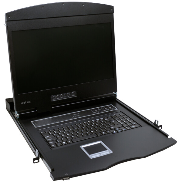 LogiLink 19" LCD KVM Konsole mit 48,26 cm (19") TFT-Monitor
