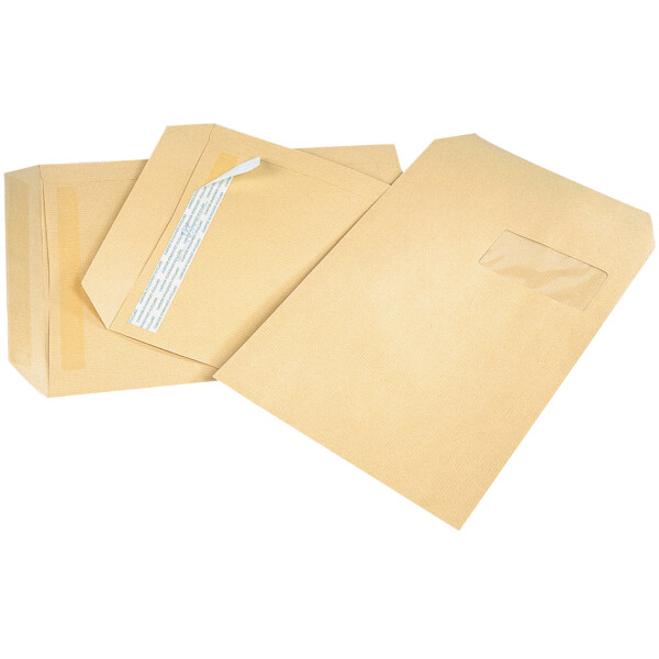 GPV Versandtaschen, B6R, 120 x 176 mm, braun, ohne Fenster