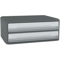 CEP Schubladenbox Monitorständer MoovUp, 3 Schübe, grau