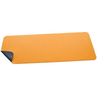 sigel Schreibunterlage, Lederimitat, rollbar, gelb grau