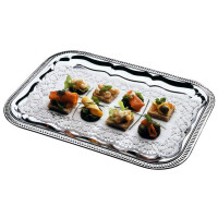 APS Partyplatte, rechteckig, (B)410 x (T)310 mm, silber