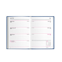 herlitz Taschenkalender Folie 2026, A6, farbig sortiert