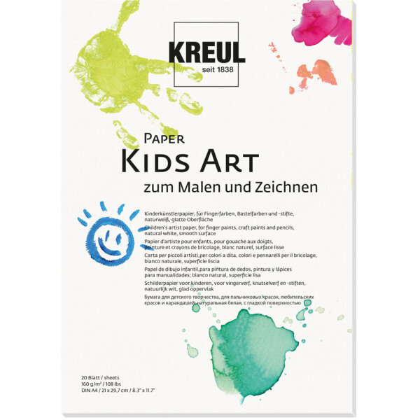 KREUL Kinderk&uuml;nstlerpapier "Paper Kids Art", DIN A4