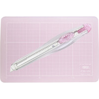 NT Cutter und Schneidematte Set-AM350P, rosa