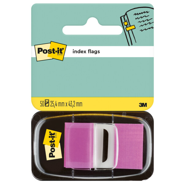 Post-it Haftmarker Index, 25,4 x 43,2 mm, lila
