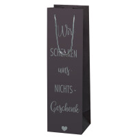 SUSY CARD Flaschentüte "Wir schenken uns...