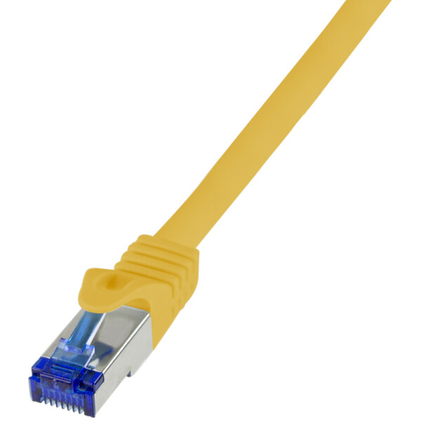 LogiLink Patchkabel Ultraflex, Kat.6A, S FTP, 7,5 m, gelb