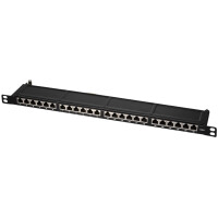 LogiLink 19" Patch Panel Kat.6, 24 Port, schwarz,...
