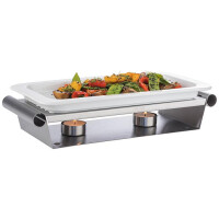 APS Speisenwärmer 2-flammig, (B)340 x (T)130 x (H)60 mm