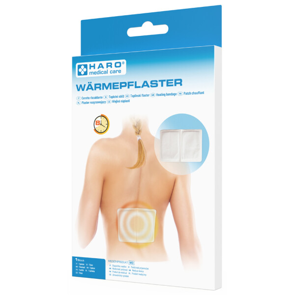 HARO W&auml;rmepflaster, 130 x 190 mm, wei&szlig;
