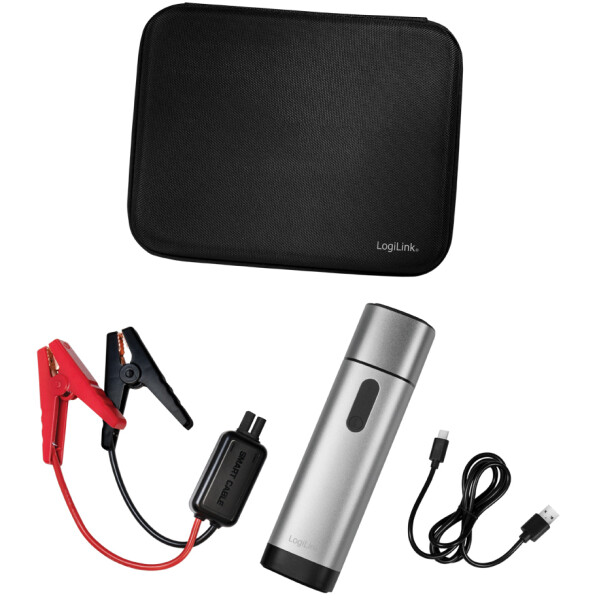 LogiLink Mobiler Zusatzakku, 10.000 mAh, Auto-Starthilfe
