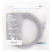 LogiLink HDMI Kabel 2.0, A-Stecker - A-Stecker, 1,0 m