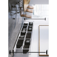 UNiLUX LED-Deckenfluter FIRST, metallgrau